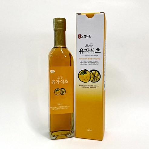 초산정 아미노산 각종 유기산 오곡 유자식초 500ml, 4개