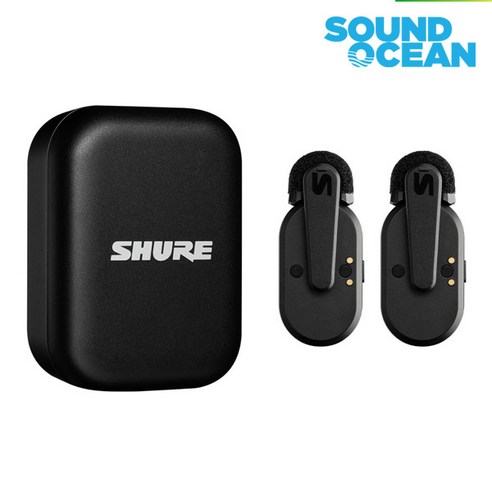 슈어 무선마이크 SHURE Wireless Microphone, MoveMic Two(2채널 무브마이크)