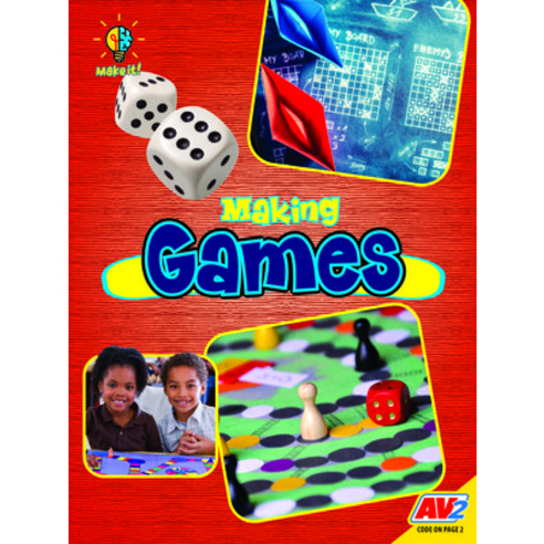 (영문도서) Making Games Paperback, Av2, English, 9781791123499