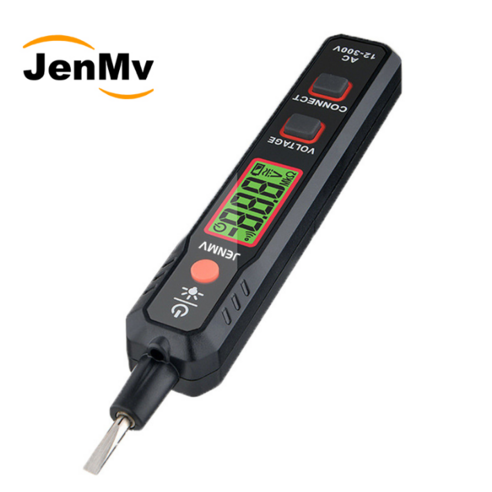 JENMV 비접촉 검전기 전기 검전기 전압 멀티미터 테스터기 측정기 배선테스터기 측정회로스위치 차량용 휴즈 전원 배선 테스터기 휴대용 검전기 전원전압검출펜 자동차 검전기 차량 용품, 2개