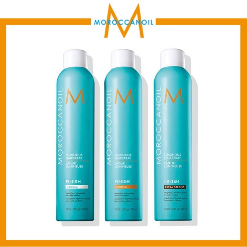 Moroccanoil 모로칸오일 루미너스 헤어 스프레이 대용량 사이즈 480ml (한정판), 루미너스 스트롱 480ml