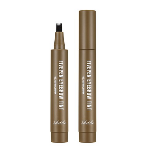 리르 파이브펜 아이브로우 틴트 2.5g, 2개, 02 내추럴브라운