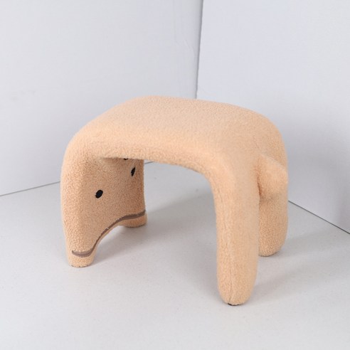 무드온 귀여운 고양이 스툴 의자 간이 화장대 신발장 현관 인테리어 미니 STOOL 스톨, 1개, 카멜