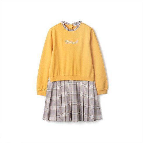 레베끌레 레베끌레*레노마키즈*덕천점~봄 체크배색 원피스 R2217O692