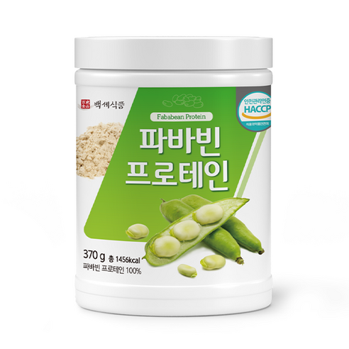 370g 파바빈 프로테인 분말 HACCP 인증제품 1개 
건강분말/건강환