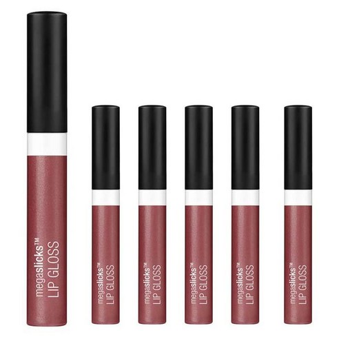 웻앤와일드 메가슬릭 립 글로스, Rasp-berry Voice, 6개
