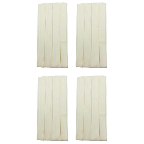 10mm 바이어스테이프 칼라바이어스 4yard, 4개, 아이보리