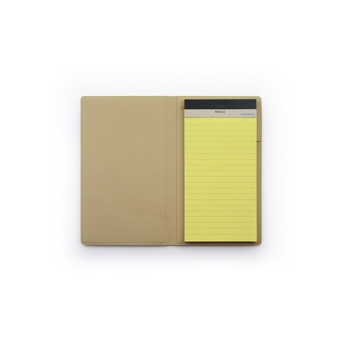 페니체 비즈니스 PU 미니 메모패드 113.5 x 183 mm, 베이지, 2개