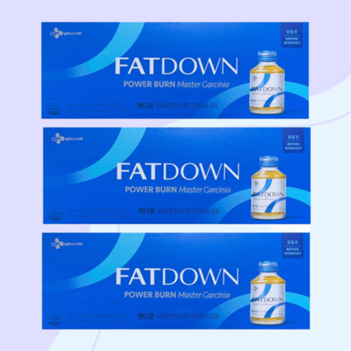 팻다운 가르시니아 파워번 마스터 100ml 10개입 3박스, 100ml 10개입 3박스 파워번 가르시니아