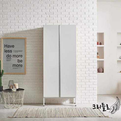 네로 화장대 900 미니화장대 수납장 서랍장, 우드화이트