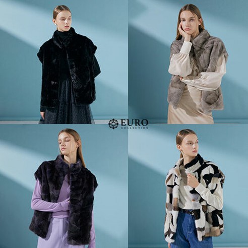 유로컬렉션 23FW 케일리 밍크 베스트