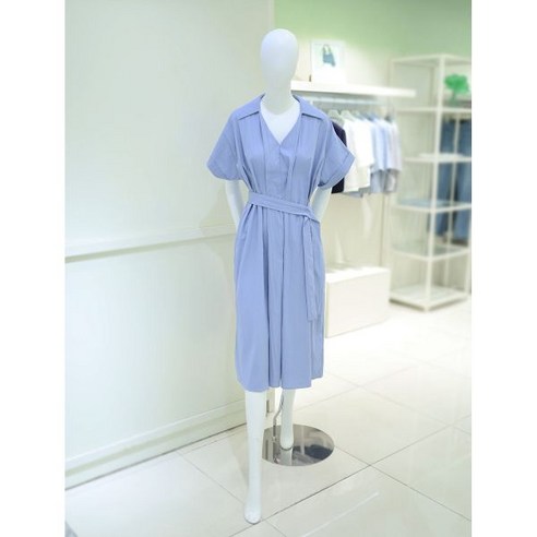 올리브데올리브 브이 카라넥 버튼 벨티드 원피스 YW4MO312 백화점 아울렛 (3550937)
