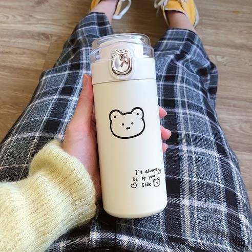 smy간단한 예술적 보온병 여성 하라주쿠 스타일 컵 학생 귀여운 패션 모리 스타일 소녀 컵, 색깔5, 하나