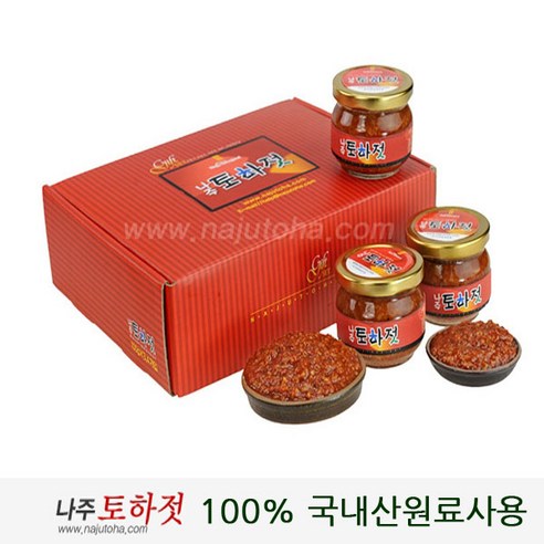 없음 나주 양념 토하젓 1호 100g국내산 양념토화젓갈, 15개, 100g