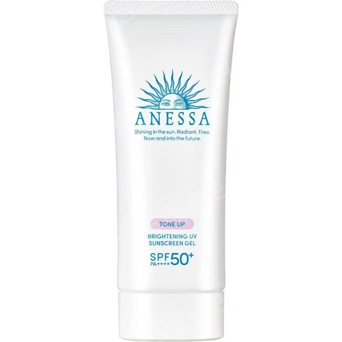 일본 Anessa 아넷사 브라이트닝 톤업 UV 선스크린 젤 선크림 SPF50 90g, One Size, 1개