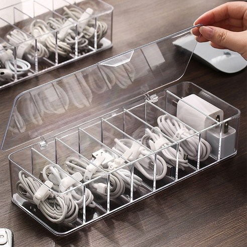 투명한 아름다움으로 완성하는 깔끔한 정리, 일이공팔 다용도 아크릴 정리함 1+1