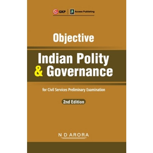 Objective Indian Polity & Governance 2ed Paperback, G.K Publications Pvt.Ltd, English, 9789389573879