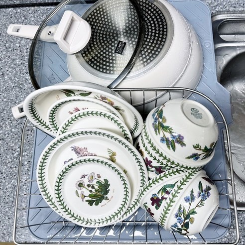 생활콕 실리콘 식기건조대로 주방을 뽀송뽀송 깔끔하게!