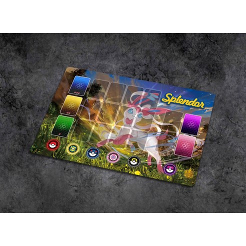 포켓몬 스플랜더 보드게임 매트 playmat, 포켓몬 스플랜더B 60X40, 1개