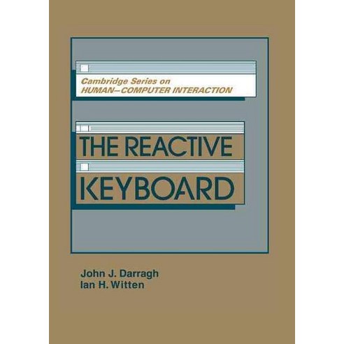 The Reactive Keyboard, Cambridge University Press
