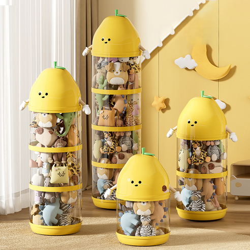 투명한 디자인과 넉넉한 수납 공간으로 아이 방을 아름답고 쾌적하게!