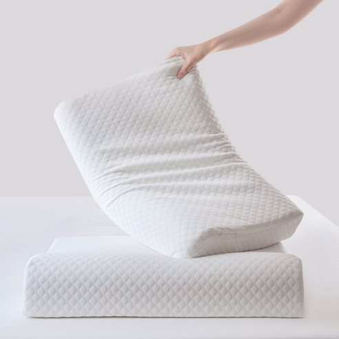 NUNUHANA 천연라텍스 경추 베개로 편안한 숙면과 활기찬 아침을 맞이하세요.