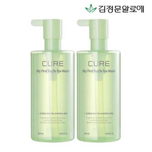 김정문알로에 [김정문알로에] 큐어 마이 퍼스트 탑투토 워시 500ml 2개, 단품없음, 옵션선택