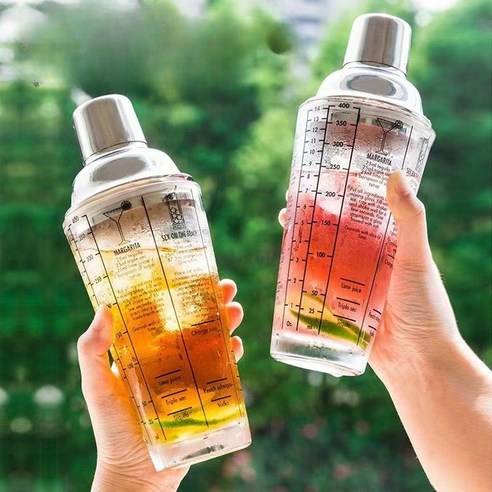 홈바 칵테일 쉐이커 키트 5종 세트, 1개, 400ML 글라스 쉐이커(단일제품)