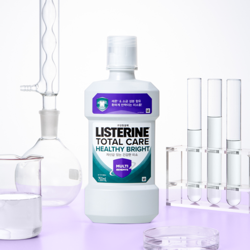7가지 효능으로 완성하는 빛나는 미소, NEW 리스테린 토탈케어 헬씨 브라이트