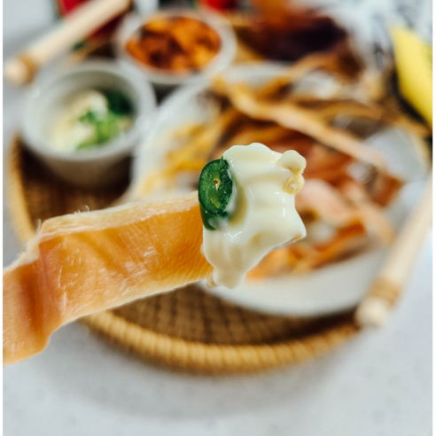 맥주안주로 딱! 쫄쫄한 식감과 건조상태의 오징어로 캠핑이나 야외 활동을 더욱 풍성하게 즐기세요.