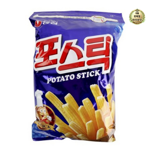 라이브잇 농심 포스틱 과자, 270g, 2개