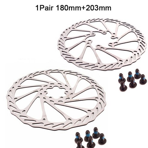 휴비나인 바이시클부품 AVID자전거 브레이크 로터 2 개 MTB 160mm 180mm 203mm 자전거 Sram 산악 유압 부품, [07] HS1 160-160mm, 2개