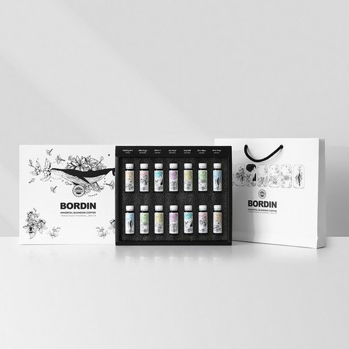 커피 애호가를 위한 최고의 선물, 보르딘 콜드브루 더치커피 불멸의 블렌딩 앰플 14종세트