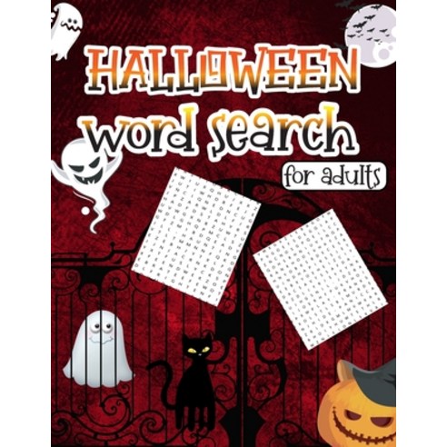 Halloween Word Search for Adults: Large Print Word Search Puzzles for Adults Paperback, Independently Published, English, 9798691092343