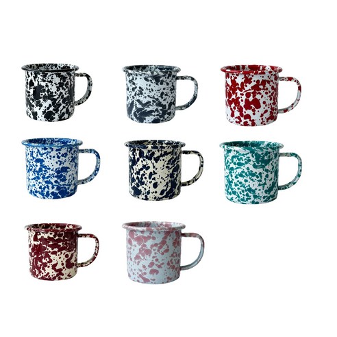 일상에 예술을 더하는 크로우캐년 마블 법랑 머그컵