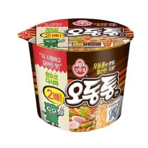 오뚜기 오동통면 큰컵 100g, 4개