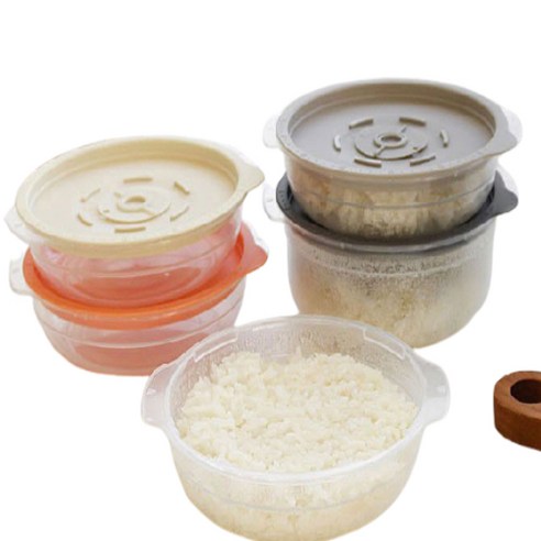 홈마스터 조리가능 밥보관용기 전자렌지 용기 아이보리 450ml, 핑크, 24개