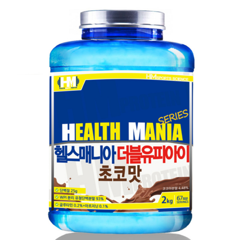 헬스매니아프로틴 헬스매니아 WPI 초코맛 2kg 프로틴(단백질), 1개