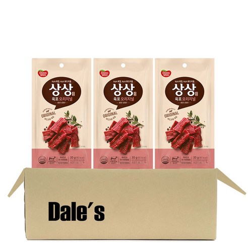상상육포 오리지널, 30g, 3개