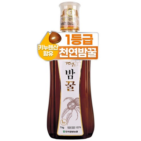 한국양봉농협 밤꿀, 1개, 1kg