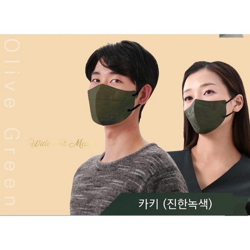 크린조이 와이드핏 중형 KF94 마스크 - 안전한 성인용 황사마스크