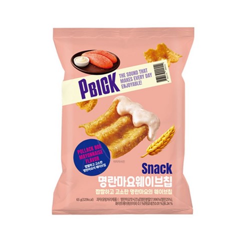PBICK 명란마요웨이브칩 65g x 2개