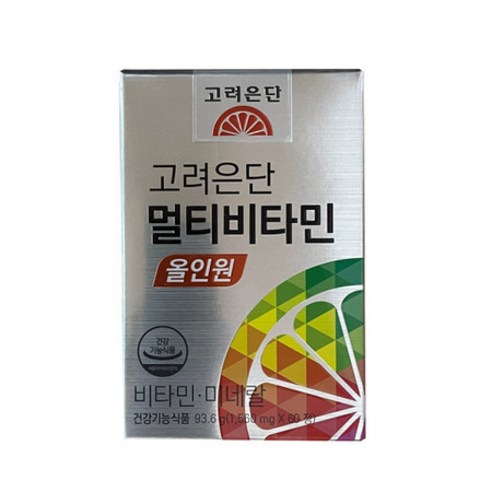 고려은단 멀티비타민 올인원 1560mg x 60정, 상세페이지 참조, 1개, 상세페이지 참조, 상세페이지 참조, 상세페이지 참조