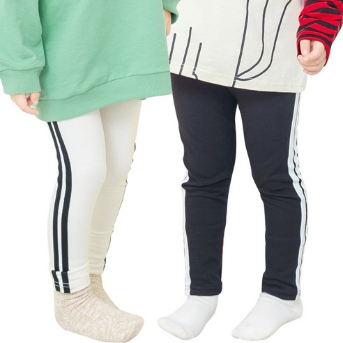 투투라인레깅스2종세트 아동용 레깅스 국내제작