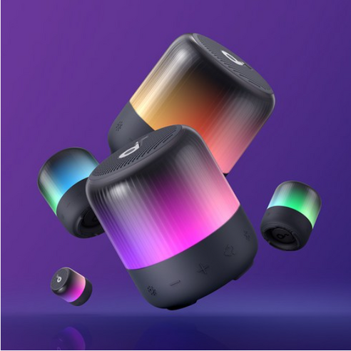 빛과 음악이 어우러진 완벽한 휴대용 스피커