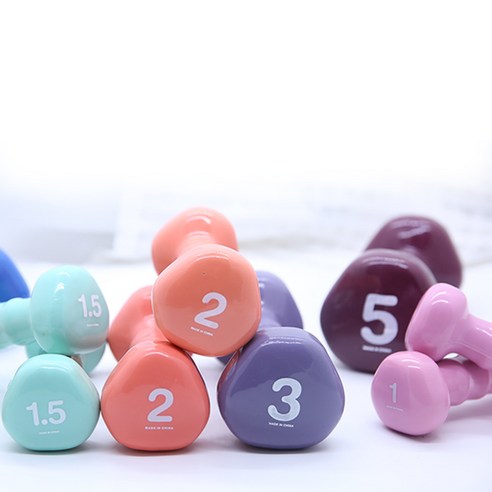 아이워너 PVC 삼각 아령, 1.5kg, 1개