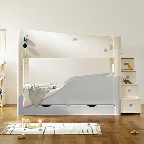 아이의 독립적인 공간, 안전과 실용성을 모두 잡은 2층 침대 선택 가이드: 일룸 팅클팝 (계단장형) 솔직 후기 일룸2층침대