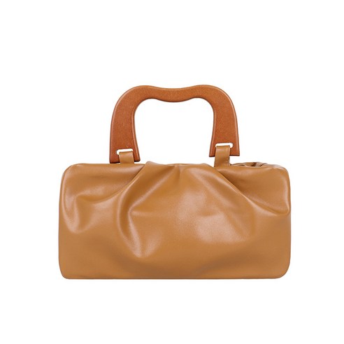 YAPOGI 여자 가방 YAPOGI 새로운 토트 백 대용량 패션 한국어 스타일 레트로 나무 손잡이 휴대용 Crossbody 가방 YAPOGI