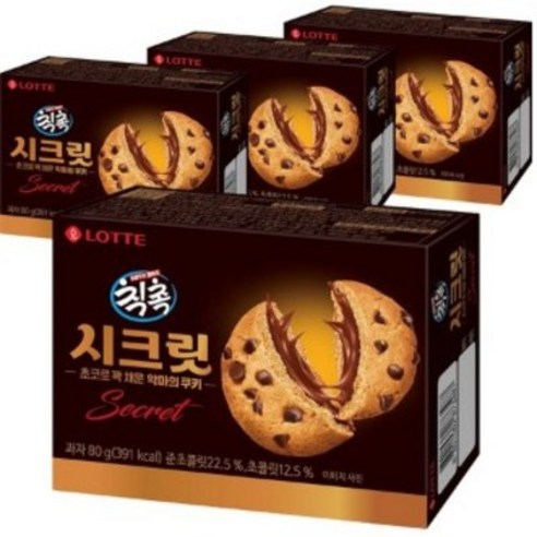 칙촉 시크릿, 80g, 8개