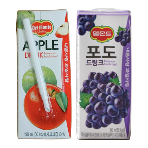 상큼달콤 델몬트 드링크, 온 가족 건강 주스 선택!